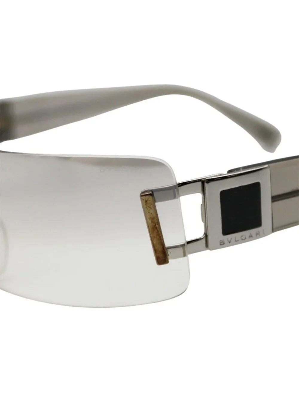 Bvlgari Sunglasses Gray 626 Clear Skeleton Eyewear